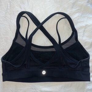 lululemon athletica Cross-Back Black Sports Bra